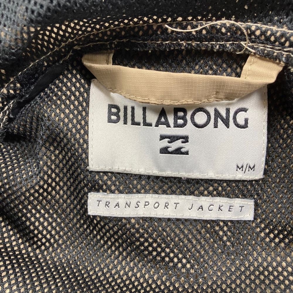 Billabong Jacket Mens Size Medium Khaki Navy Orange Transport Jacket Solid - Picture 4 of 6